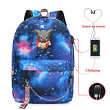 Large Capacity Demon Slayer Anime Men's Fishing Backpack