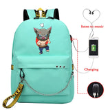 Large Capacity Demon Slayer Anime Men's Fishing Backpack