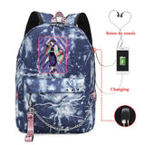 Demon Slayer Anime Men's Fishing Backpack Outdoor Camping Bag