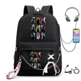 Large Capacity Demon Slayer Anime School Bag Harajuku Casual Backpack