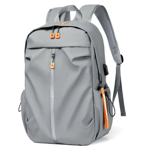 Large Capacity Durable Laptop Backpack with USB Charging Port and Earbuds Port