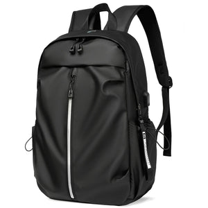 Large Capacity Durable Laptop Backpack with USB Charging Port and Earbuds Port
