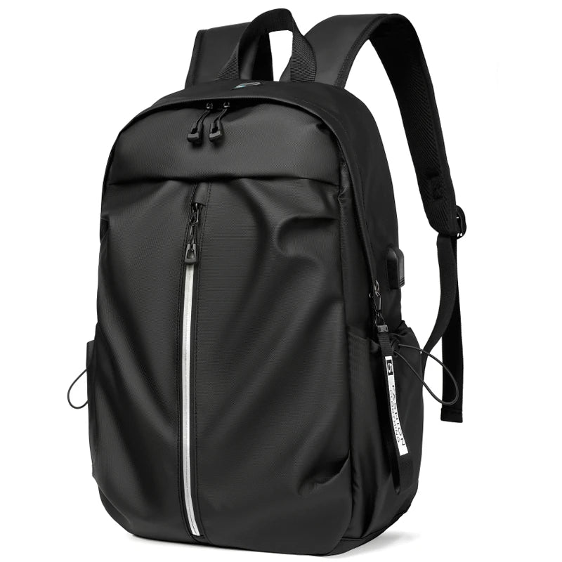 Large Capacity Durable Laptop Backpack with USB Charging Port and Earbuds Port