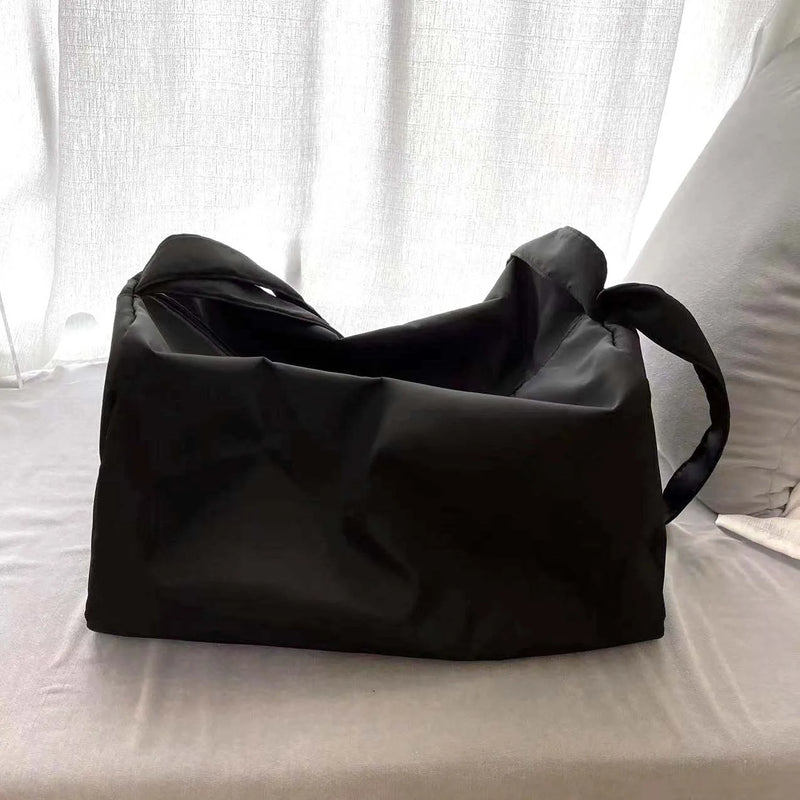 Large Capacity Exercise Crossbody Bags Soft Nylon Solid Multifunction Travel Bag