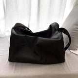 Large Capacity Exercise Crossbody Bags Soft Nylon Solid Multifunction Travel Bag