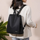 Large Female Oxford Shoulder Bag Anti-theft Backpack