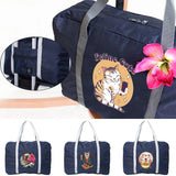 Japan Cat Print Weekend Bag Big Capacity Travel Carry on Luggage Bags