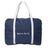 Large Capacity Unisex Weekend Bag Travel Carry Bag 90s-60s Pattern Duffle Bag