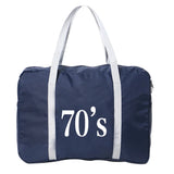 Large Capacity Unisex Weekend Bag Travel Carry Bag 90s-60s Pattern Duffle Bag