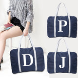 Large Capacity Unisex Weekend Bag - 26 letter Pattern Duffle Bag