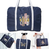 Large Capacity Travel Bag Wild Pattern Foldable Duffle Bag