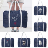 Large Capacity Unisex Travel Bag Weekend Duffle Carry on Bags Pattern Foldable
