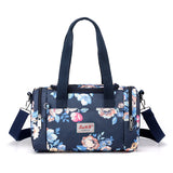 Flower Women Crossbody Bag Nylon Top-Handle Tote