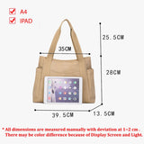 Large Capacity Canvas Tote Bag Handbag for Women