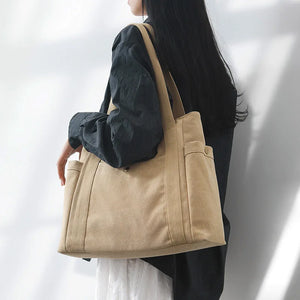 Large Capacity Canvas Tote Bag Handbag for Women
