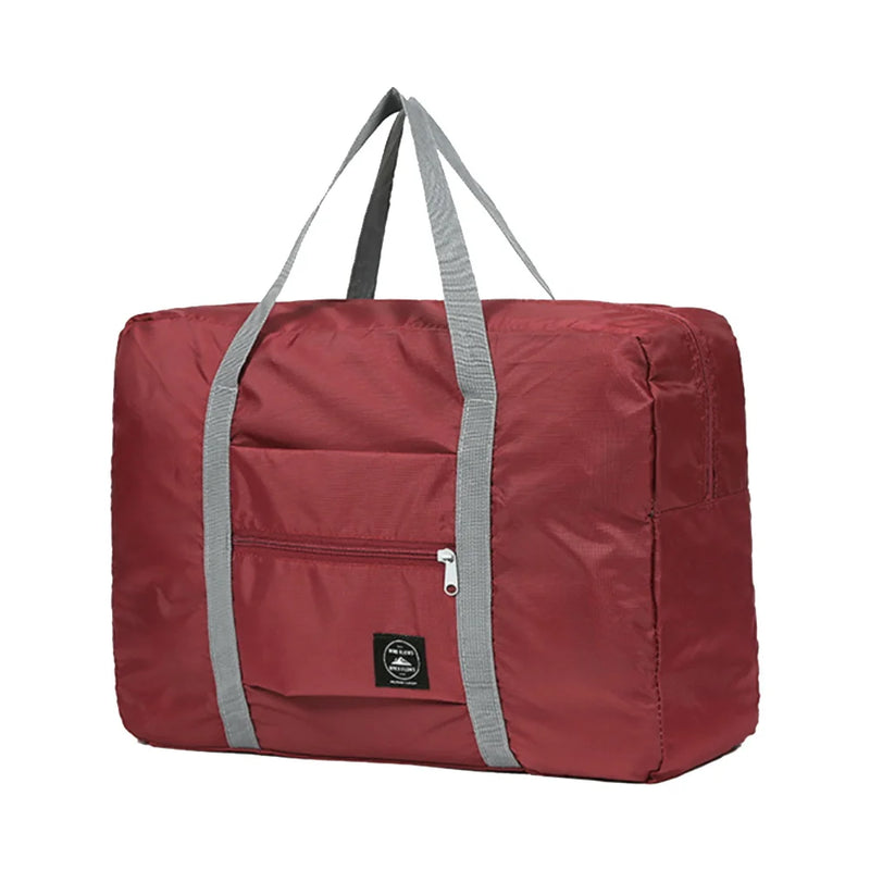 Large Capacity Foldable Travel Bag Unisex Organizers Phrase Print Series