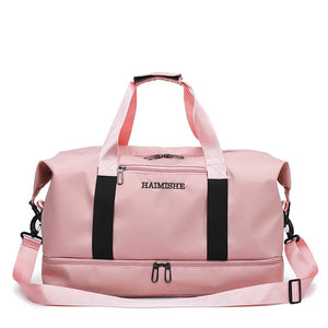 Large Foldable Travel Bag Wet Dry Yoga Gym Bags Waterproof Duffle Handbag