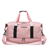 Large Foldable Travel Bag Wet Dry Yoga Gym Bags Waterproof Duffle Handbag