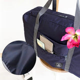 Foldable Travel Bags Diamond Letter Print Luggage Tote Handbag