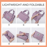 Large-Capacity Foldable Travel Bag Waterproof Duffel Tote Crossbody