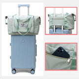 Large-Capacity Foldable Travel Bag Waterproof Duffel Tote Crossbody