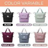 Large-Capacity Foldable Travel Bag Waterproof Duffel Tote Crossbody