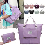Large Folding Travel Bag Waterproof Tote Duffle Gym Yoga Storage Shoulder