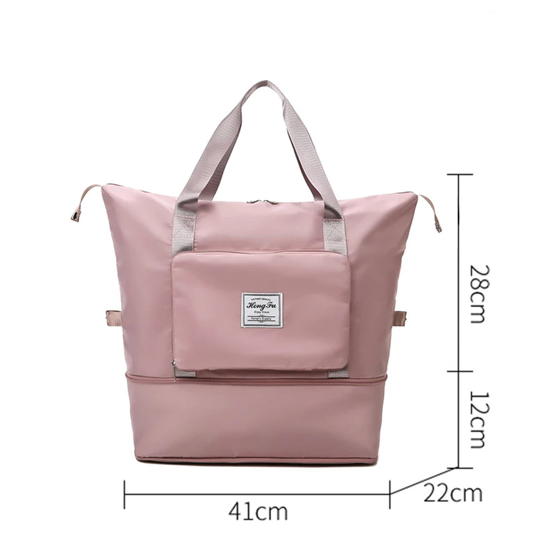 Foldable Waterproof Travel Bags Tote Handbag Duffle Bags Women