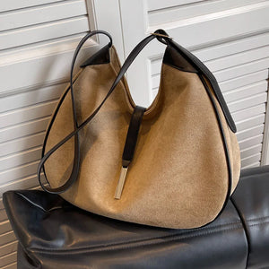 Large Capacity Frosted Shoulder Bags For Women Latest Style Personality Handbags