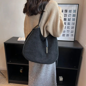 Large Capacity Frosted Shoulder Bags For Women Latest Style Personality Handbags