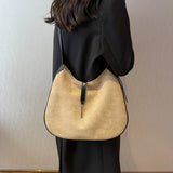 Large Capacity Frosted Shoulder Bags For Women Latest Style Personality Handbags
