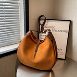 Large Capacity Frosted Shoulder Bags For Women Latest Style Personality Handbags