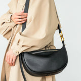 Large Capacity Leather Shoulder Crossbody Bag for Women Solid Cow Women Handbag