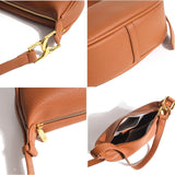 Large Capacity Leather Shoulder Crossbody Bag for Women Solid Cow Women Handbag
