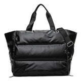 Large Gym Bag Winter Cotton Feather Down Shoulder Bag