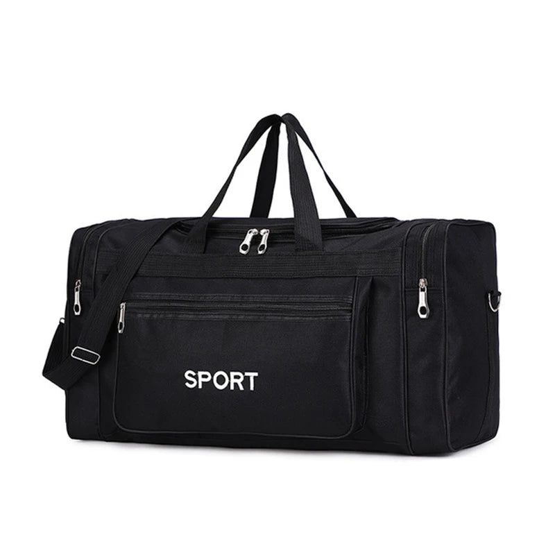 Large Capacity Gym Storage Bag Travel Men Lightweight Weekend Tote Bag