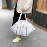 Casual Canvas Tote Bag Large Capacity Mask Shoulder Bags