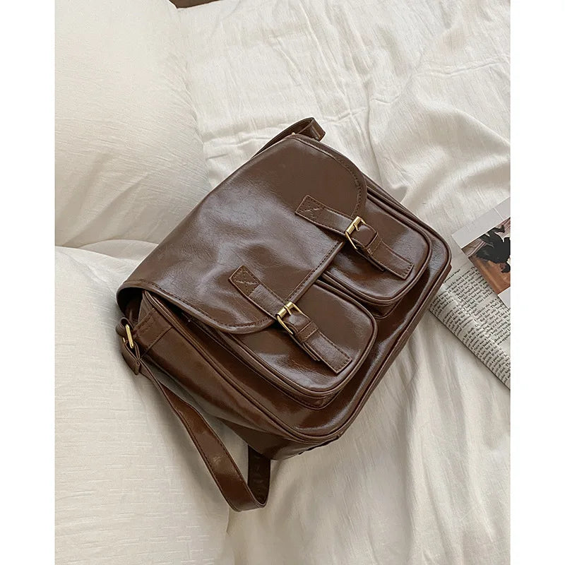 Large Capacity Female Shoulder Bags CrossBody Vintage Bags