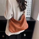 Large Capacity Shoulder Bags for Women Textured Tote Bag
