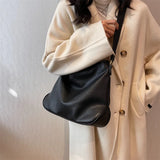 Large Capacity Shoulder Bags for Women Textured Tote Bag