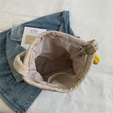 Nylon Ladies Shoulder Bag Spring Women Messenger Bags Plaid
