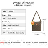 Nylon Ladies Shoulder Bag Spring Women Messenger Bags Plaid