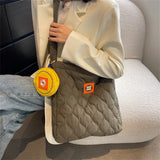 Nylon Ladies Shoulder Bag Spring Women Messenger Bags Plaid