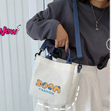 Japanese Style Vintage Tote Bag Large Capacity High School University Class