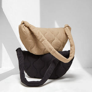 Large Capacity Space Cotton Shoulder Bags For Women Winter Ladies Handbags