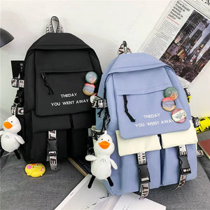 Large Capacity Girl Backpack Female Student School Bags Japanese College Style