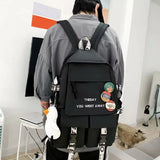 Large Capacity Girl Backpack Female Student School Bags