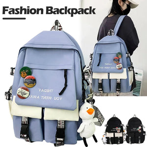 Large Capacity Girl Backpack Female Student School Bags Japanese College Style M