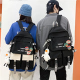 Large Capacity Girl Backpack Female Student School Bags Japanese College Style M