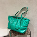 Large Capacity Women's Shoulder Bag All-match Texture Underarm Tote Bag